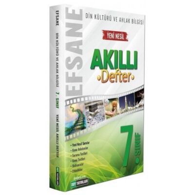 7. Sınıf Din Kültürü ve Ahlak Bilgisi Efsane Akıllı Defter kapağı