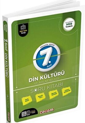 Dinamik Serisi 7. Sınıf Din Kültürü ve Ahlak Bilgisi Soru Bankası kapağı