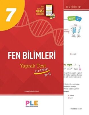 Birey PLE 7. Sınıf Fen Bilimleri 32 Yaprak Test kapağı