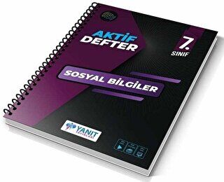 7. Sınıf Sosyal Bilgiler Aktif Defter kapağı