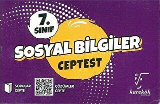 7. Sınıf Sosyal Bilgiler Cep Test kapağı