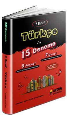 7. Sınıf Türkçe 15 Deneme kapağı