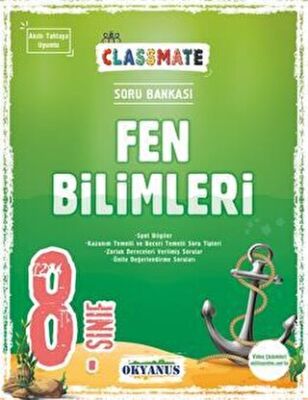 8. Sınıf Classmate Fen Bilimleri Soru Bankası kapağı