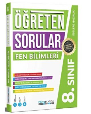 8. Sınıf Fen Bilimleri Öğreten Soru Bankası kapağı