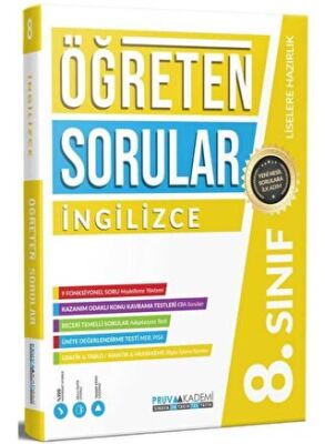 8. Sınıf İngilizce Öğreten Soru Bankası kapağı