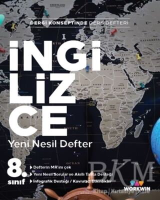 8. Sınıf İngilizce Yeni Nesil Defter kapağı