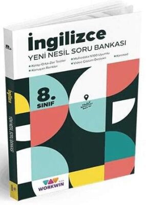 8. Sınıf İngilizce Yeni Nesil Soru Bankası kapağı