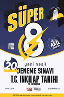 8. Sınıf T.C İnkılap Tarihi ve Atatürkçülük Süper 20 Deneme Sınavı kapağı