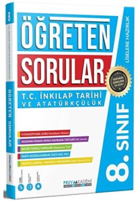 8. Sınıf T.C İnkılap Tarihi ve Atatürkçülük Öğreten Soru Bankası kapağı