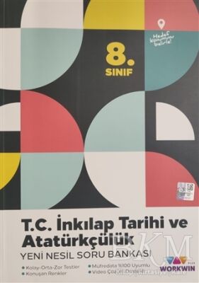 8. Sınıf T.C. İnkılap Tarihi ve Atatürkçülük Yeni Nesil Soru Bankası kapağı