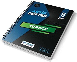 8. Sınıf Türkçe Aktif Defter kapağı