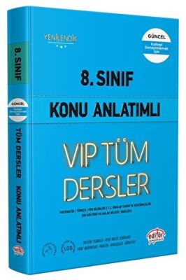 8. Sınıf VIP Tüm Dersler Konu Anlatımlı Mavi Kitap kapağı