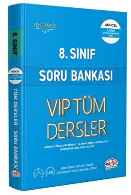 8. Sınıf VIP Tüm Dersler Soru Bankası Mavi Kitap kapağı