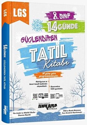 8. Sınıf 14 Günde Güçlendiren Tatil Kitabı kapağı
