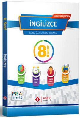 8. Sınıf İngilizce Konu Özetli Soru Bankası kapağı