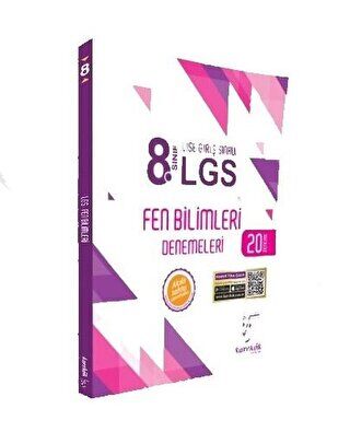 LGS 8. Sınıf Fen Bilimleri 20 Deneme kapağı