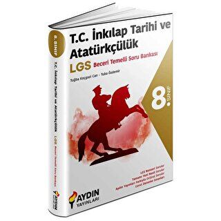8. Sınıf LGS Hazırlık T.C.İnkılap Tarihi ve Atatürkçülük Beceri Temelli Soru Bankası kapağı