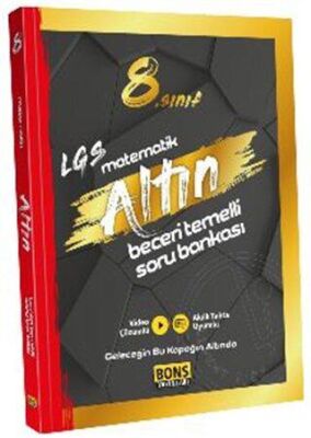 Bons Yayınları 8. Sınıf ALTIN Matematik Soru Bankası kapağı