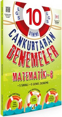 Damla Yayınevi Cankurtaran Denemeler Matematik - 8. Sınıf kapağı