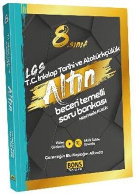 Bons Yayınları 8. Sınıf T.C. İnkılap Tarihi ve Atatürkçülük Soru Bankası kapağı