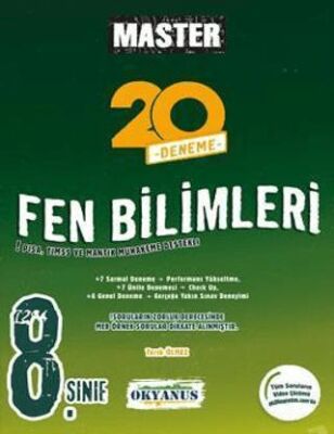 8. Sınıf Master 20 Fen Bilimleri Denemesi kapağı