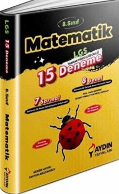 LGS 8. Sınıf Matematik 15 Deneme kapağı