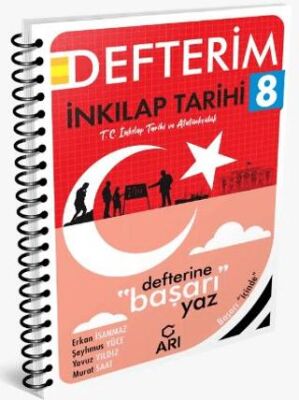 8. Sınıf İnkılap Tarihi Defterim kapağı