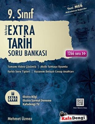 9. Sınıf Tarih Extra Soru Bankası kapağı