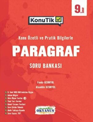 9. Sınıf KonuTik Paragraf Soru Bankası kapağı