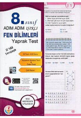 Bilal Işıklı Yayınları Adım Adım 8. Sınıf Fen Bilimleri Yaprak Test
