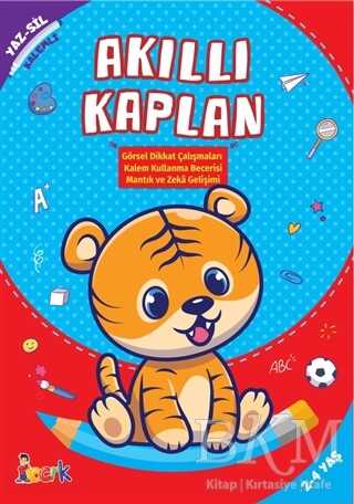 Akıllı Kaplan - Yaz-Sil Kalemli kapağı