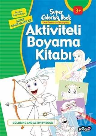 Aktiviteli Boyama Kitabı - Süper Kahramanlar