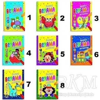 Aktiviteli Örnekli Boyama Kitabı 8 Kitap Takım kapağı