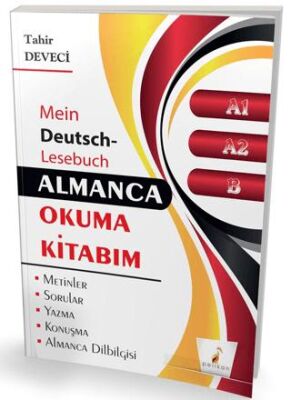 Almanca Okuma Kitabım A1 - A2 - B Seviyesi kapağı