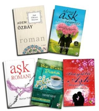 Aşk Seti 5 Kitap Takım kapağı