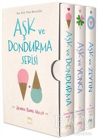 Aşk ve Dondurma Serisi Kutulu Set 3 Kitap Takım kapağı