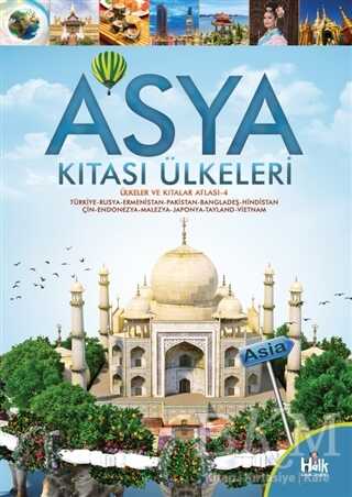 Asya Kıtası Ülkeleri - Ülkeler ve Kıtalar Atlası 4 kapağı