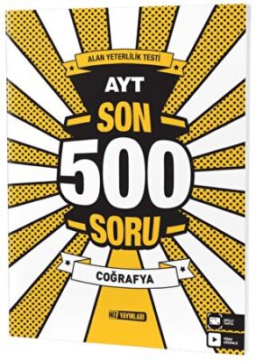 AYT Son 500 Soru Coğrafya kapağı