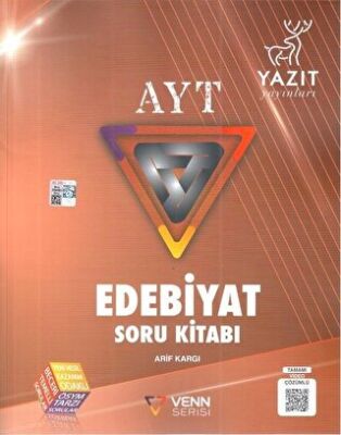 Yazıt Venn Serisi YKS AYT Edebiyat Soru Kitabı kapağı