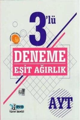 AYT Eşit Ağırlık 3 lü Deneme Video Çözümlü kapağı