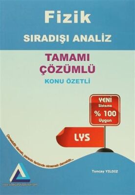 Sıradışı Analiz Yayınları Fizik Sıradışı Analiz Tamamı Çözümlü Konu Özetli LYS