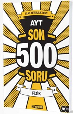 AYT Fizik Son 500 Soru kapağı