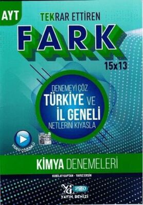 AYT Kimya 15 x 13 Tekrar Ettiren Fark Denemeleri kapağı