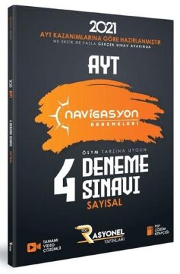 Rasyonel Yayınları AYT Sayısal 4`lü Deneme kapağı