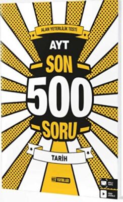 AYT Tarih Son 500 Soru kapağı