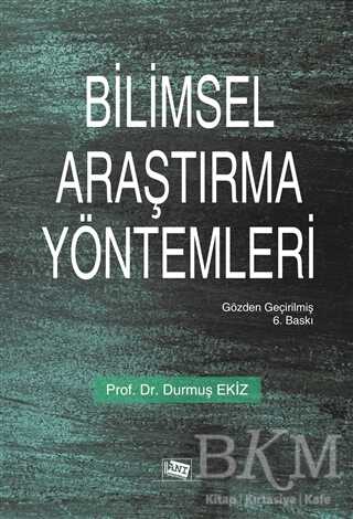 Bilimsel Araştırma Yöntemleri kapağı