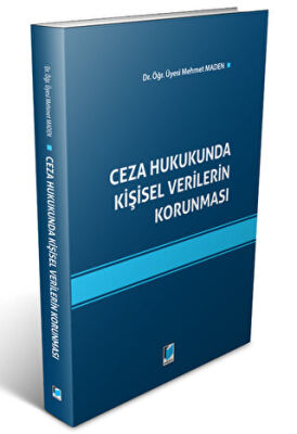 Ceza Hukukunda Kişisel Verilerin Korunması kapağı