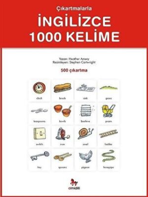Çıkartmalarla İngilizce 1000 Kelime 500 Çıkartma kapağı