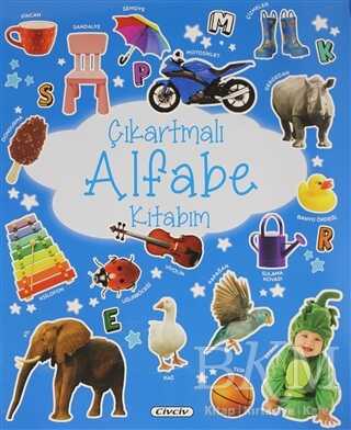 Çıkartmalı Alfabe Kitabım kapağı