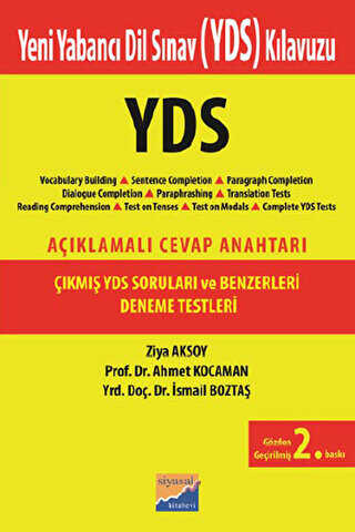 Çıkmış YDS Soruları ve Deneme Testleri
